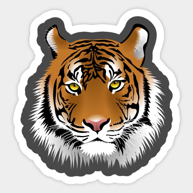 Tiger Sticker by Milena93